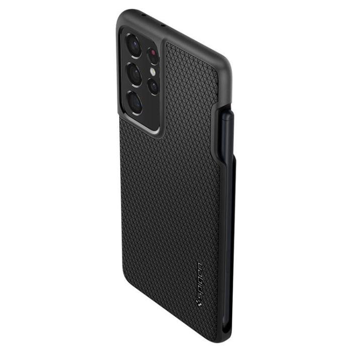 UTGATT - Spigen Liquid Air Skal Galaxy S21 Ultra - Matte Svart