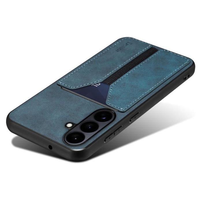 DENIOR - DENIOR Mobilfodral för Samsung Galaxy S26 Plus Kortfack Konstläder - Blå