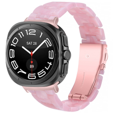 A-One Brand - Galaxy Watch 8/8 Classic (40/44/46mm) Armband Acrylic Resin - Rosa