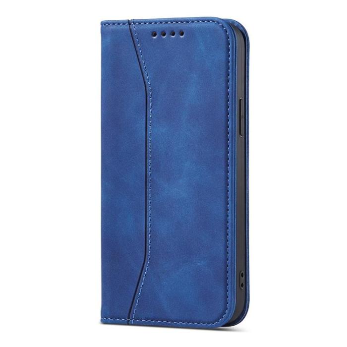 OEM - iPhone 12 Pro Max Plånboksfodral Magnet Fancy - Blå