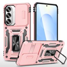 OEM - Mobilskal f&ouml;r Samsung Galaxy S26 Plus Kickstand PC + TPU - Ros&eacute;guld