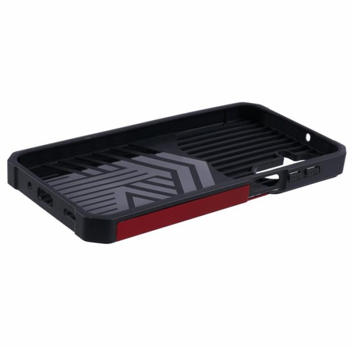 OEM - Mobilskal för Samsung Galaxy S26 Plus Kickstand PC + TPU - Röd