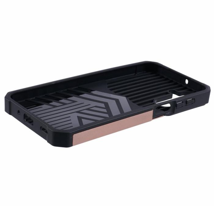 OEM - Mobilskal för Samsung Galaxy S26 Plus Kickstand PC + TPU - Roséguld