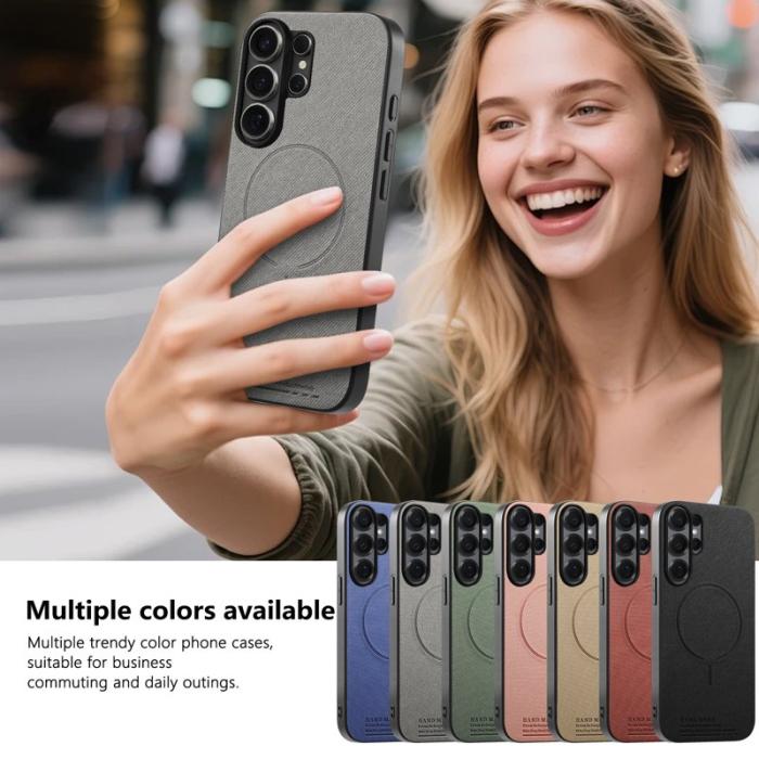 OEM - Mobilskal för Samsung Galaxy S26 Ultra Magnetiskt PC + TPU - Grå