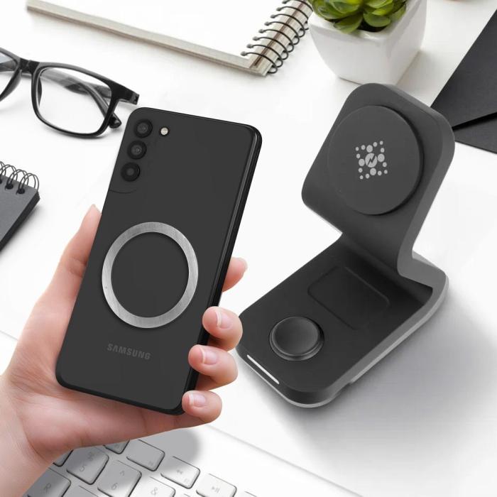 OEM - Universell rund platta / magnetring kompatibel med MagSafe