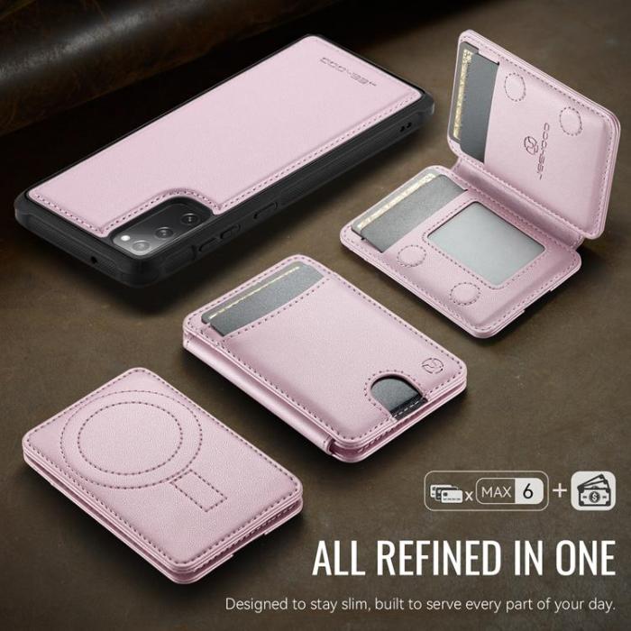 OEM - JEEHOOD Samsung Galaxy S20 FE Fodral Konstläder - Rosa