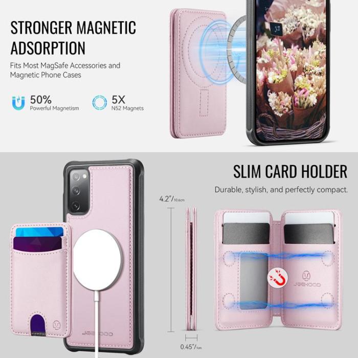 OEM - JEEHOOD Samsung Galaxy S20 FE Fodral Konstläder - Rosa