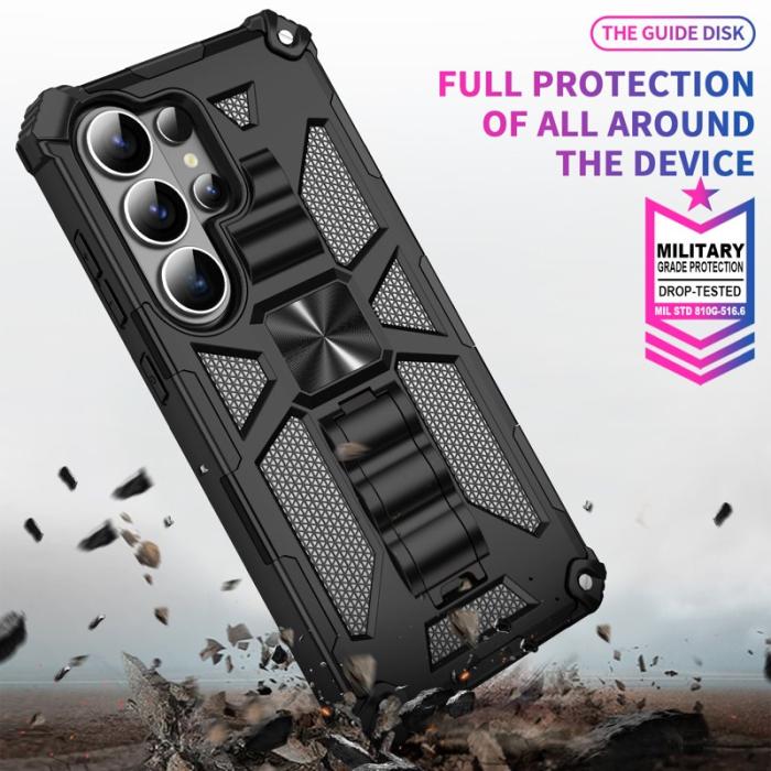 OEM - Mobilskal för Samsung Galaxy S26 Ultra Kickstand Stöttålig PC + TPU - Roséguld