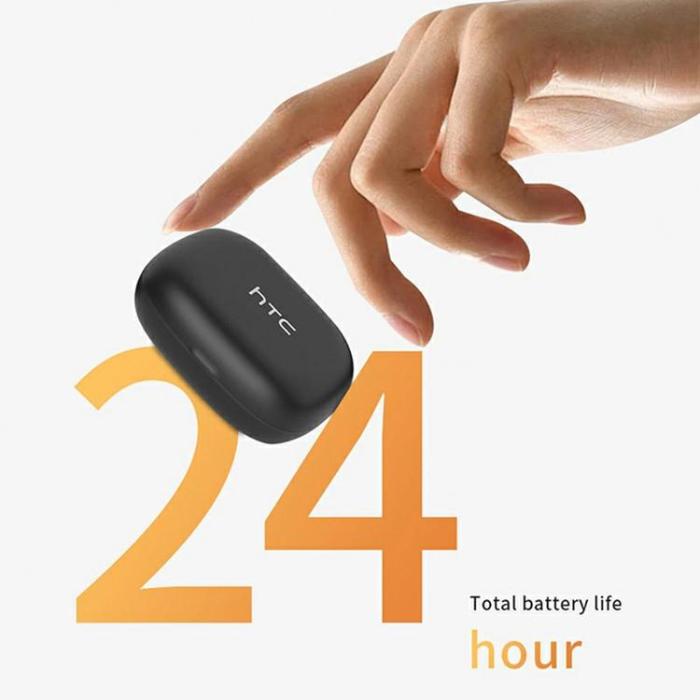 HTC - HTC On-Ear Trådlösa Sport Hörlurar Bluetooth V6.0 NE12 - Svart