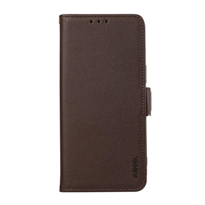ABEEL - ABEEL Mobilskal till OnePlus 13 KonstLäder RFID-Skydd Brun