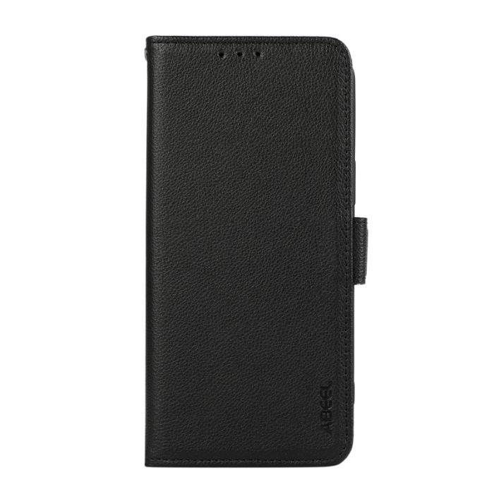 ABEEL - ABEEL Mobilskal till OnePlus 13 KonstLäder RFID-Skydd Svart