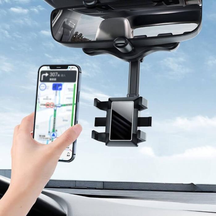 OEM - Universal 360° Roterbar mobilhållare för backspegeln