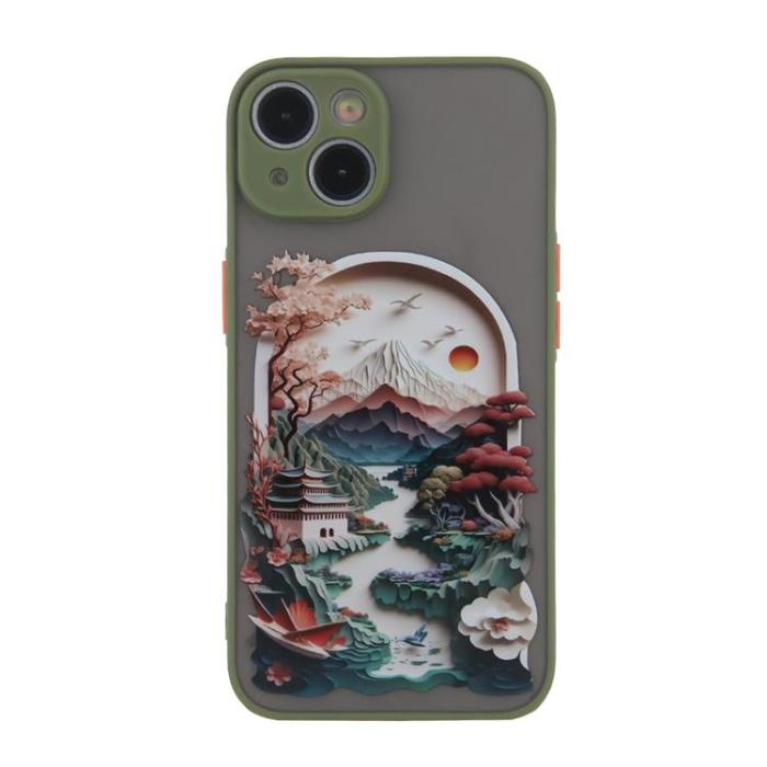 OEM - Galaxy A54 5G Mobilskal Ultra Trendy Travel - Grön