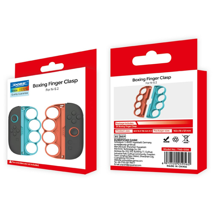 Dobe - DOBE Nintendo Switch 2 Kontrollens Boxfingerlås Vänster/Höger Slaggrepp TNS-5156