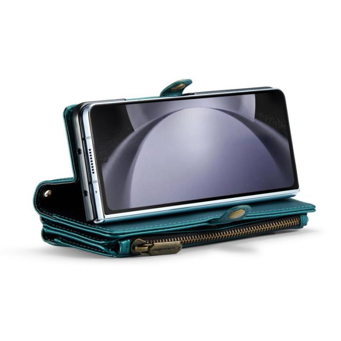 Caseme - CASEME Plånboksfodral Konstläder för Samsung Galaxy Z Fold5 - Grön