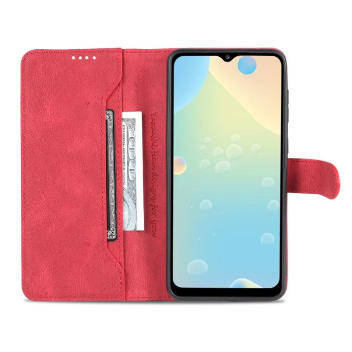 AZNS - AZNS Plånboksfodral Samsung Galaxy A53 5G Konstläder - Röd