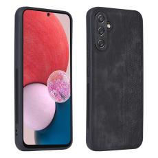 AZNS - AZNS Samsung Galaxy A54 5G Pl&aring;nboksfodral Konstl&auml;der - Svart