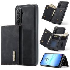 DG.MING - DG.MING Samsung Galaxy A17 5G Konstl&auml;der Pl&aring;nboksfodral Svart