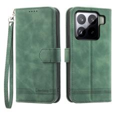 DIERFENG - DIERFENG DF-03 f&ouml;r Xiaomi 15 Pro Pl&aring;nboksfodral Konstl&auml;der - Gr&ouml;n