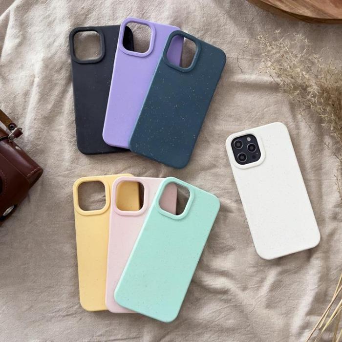 OEM - iPhone 14 Skal Eco Silikon Degradable - Marinblå