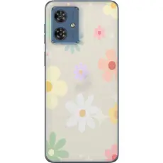 Gustaf - Mobilskal till Motorola Moto G54 med fejdande blommor