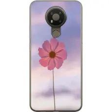 Gustaf - Mobilskal till Nokia 3.4 med Rosa blomma