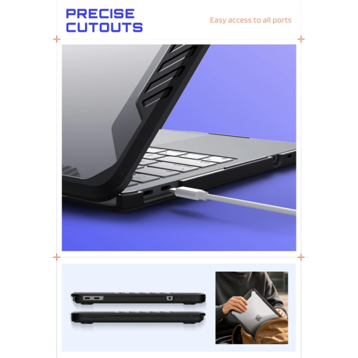 SupCase - SupCase Skal För Macbook Neo 13 Unicorn Beetle Pro - Svart/Clear