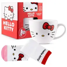 A-One Brand - Coriex Hello Kitty Presentset - Kopp med Strumpor
