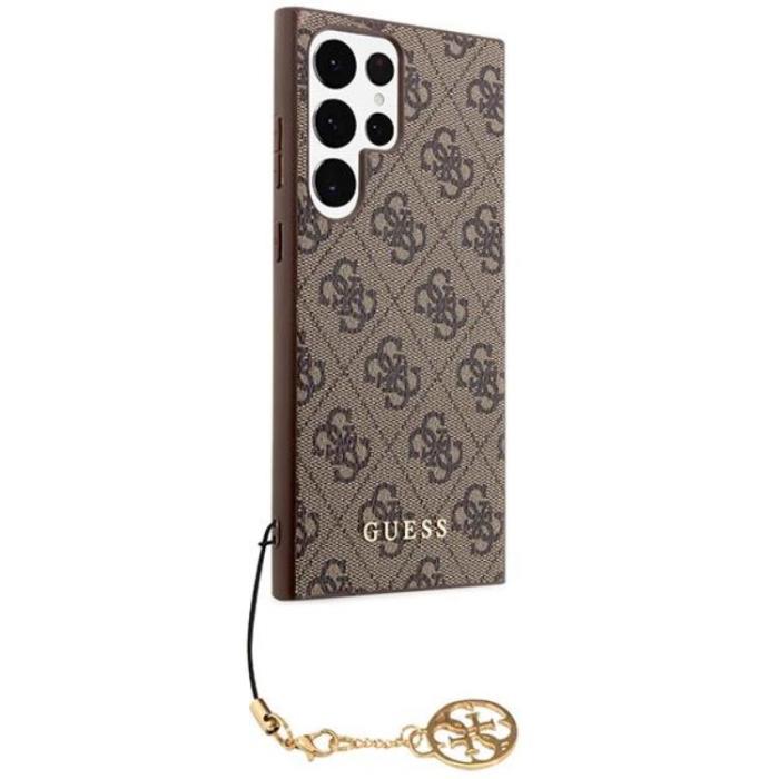 Guess - Guess Galaxy S24 Ultra Mobilskal Charms Collection - Brun