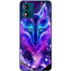 iSecrets - Mobilskal till Motorola Moto E13 med Neon Varg