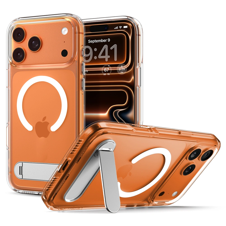 Spigen iPhone 17 Pro Mobilskal Magsafe Ultra Hybrid - Clear/Vit | 2353 | AlltMobil