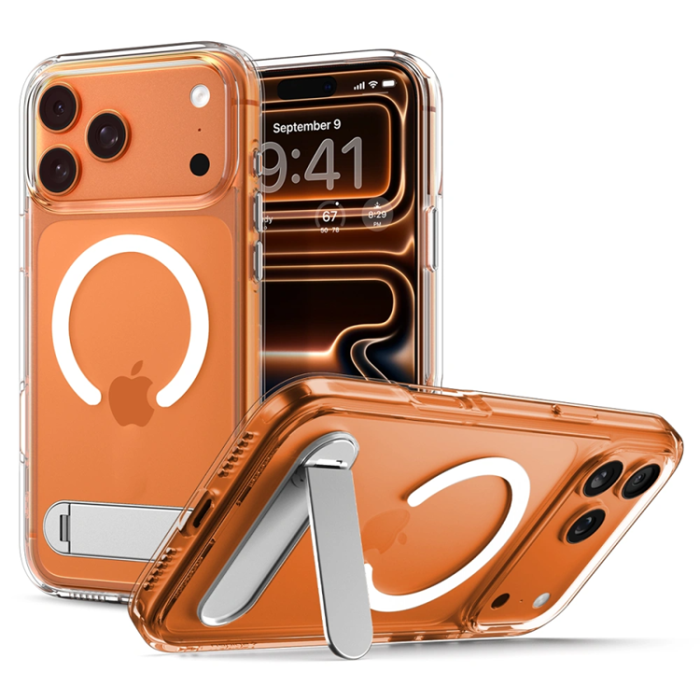 Spigen - Spigen iPhone 17 Pro Mobilskal Magsafe Ultra Hybrid - Clear/Vit