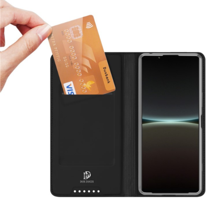 Dux Ducis - Dux Ducis Sony Xperia 5 IV Plånboksfodral Skin Series - Svart