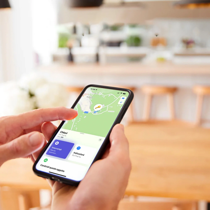 SBS - SBS Find My Anti Loss Locator Vattentät IP65 Track My Circle - Vit