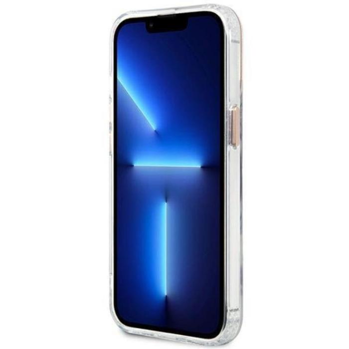 Guess - Guess iPhone 13 Pro Max Skal Magsafe Metal Outline - Guld
