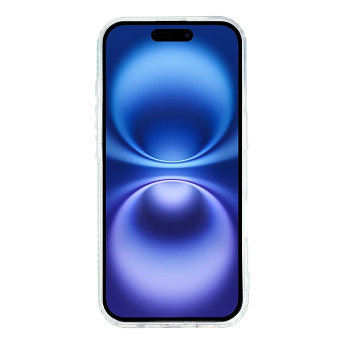 A-One Brand - iPhone 17 Mobilskal Rhinestone Edge Pearl Butterfly