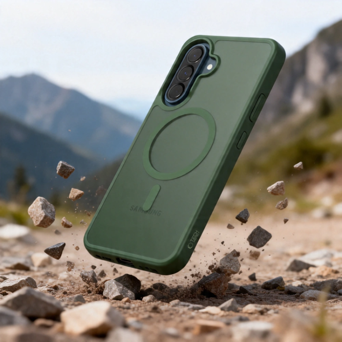 Tech-Protect - Tech-Protect Mobilskal För Galaxy A37 5G Magsafe Magmat - Matte Grön