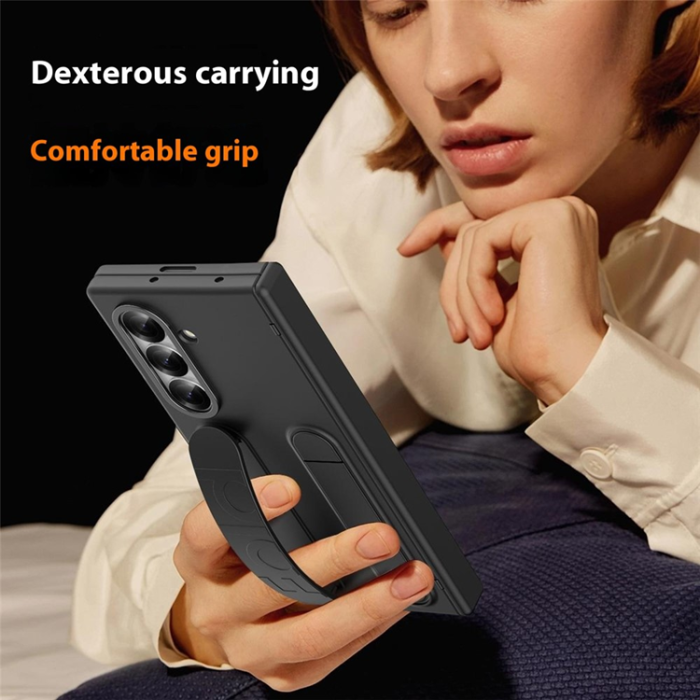 A-One Brand - Galaxy Z Fold7 Mobilskal Kickstand - Grå