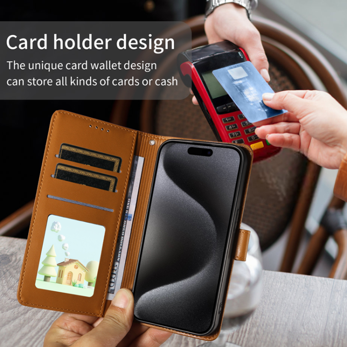 A-One Brand - OnePlus 15 Plånboksfodral RFID Blocking Imprinted Dog Pattern