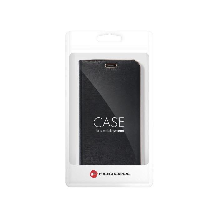 OEM - Galaxy A40 Plånboksfodral Forcell Luna Gold - Svart