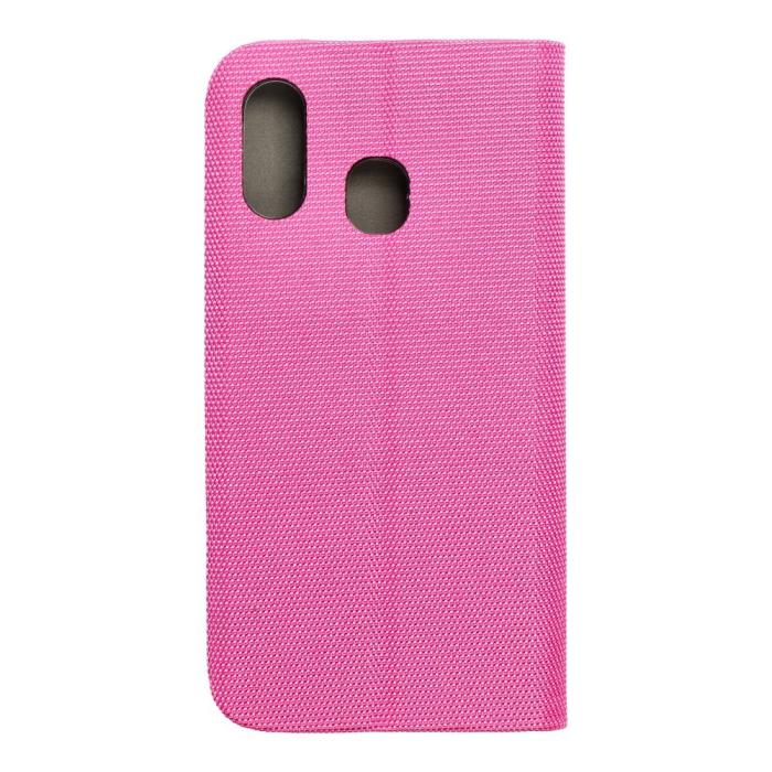OEM - Galaxy A40 Plånboksfodral Sensitive Nylon Ljus- Rosa