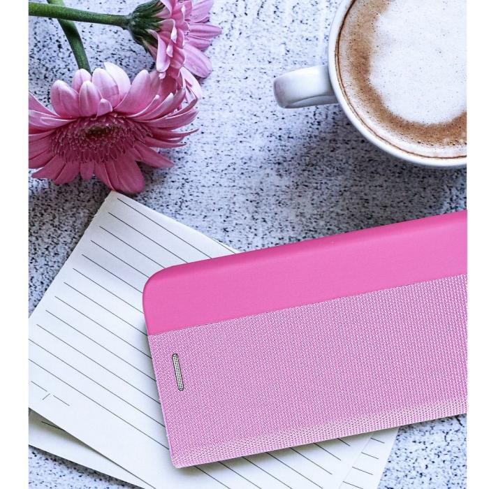 OEM - Galaxy A40 Plånboksfodral Sensitive Nylon Ljus- Rosa