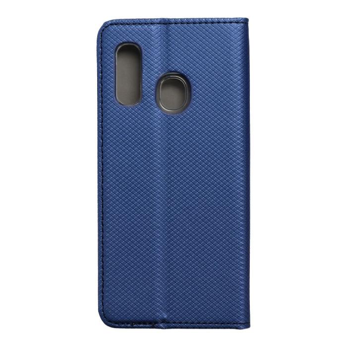 OEM - Galaxy A40 Plånboksfodral Smart Konstläder - Blå