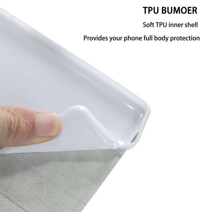 OEM - Samsung Galaxy S26 Fodral PU Läder Kortfickor Glittrande - Guld