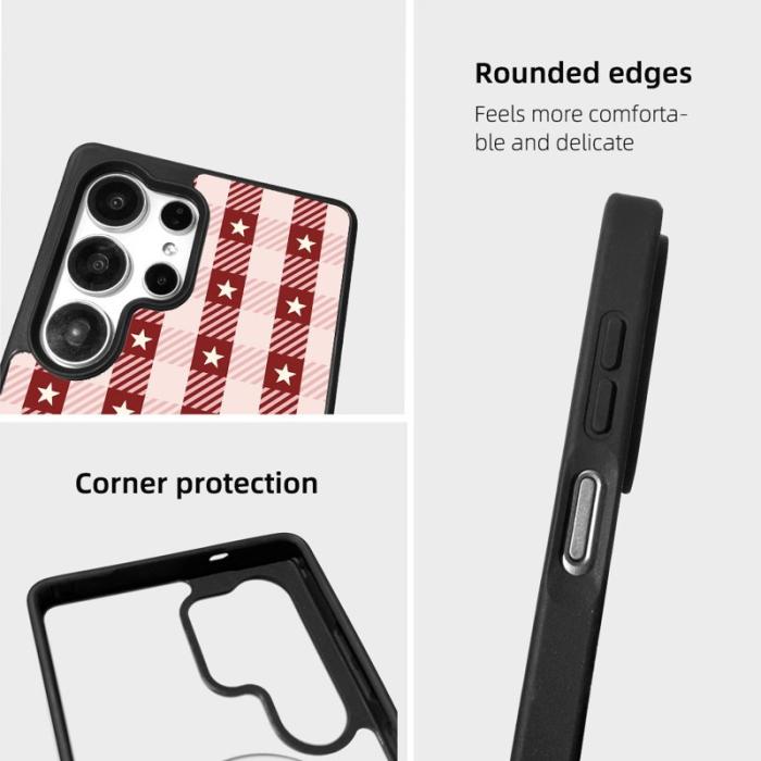 OEM - EYCASE Mobilskal till Samsung Galaxy S26 Ultra TPU + Akryl Magnetiskt - Svart