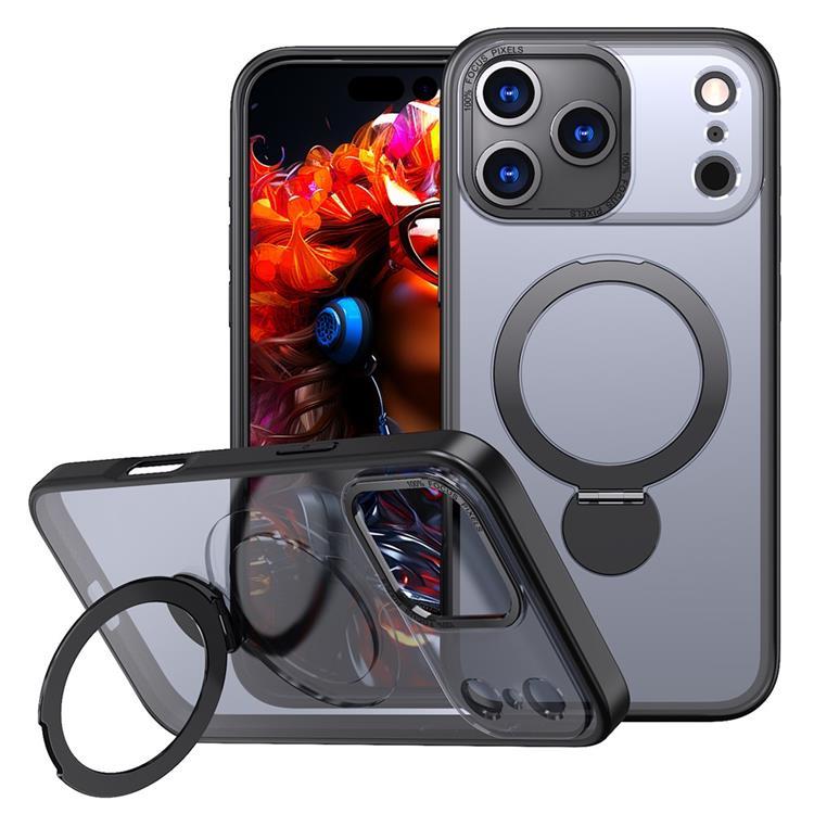 iPhone 17 Pro Max Mobilskal MagSafe Rotating Kickstand (Svart) | 2353 | AlltMobil