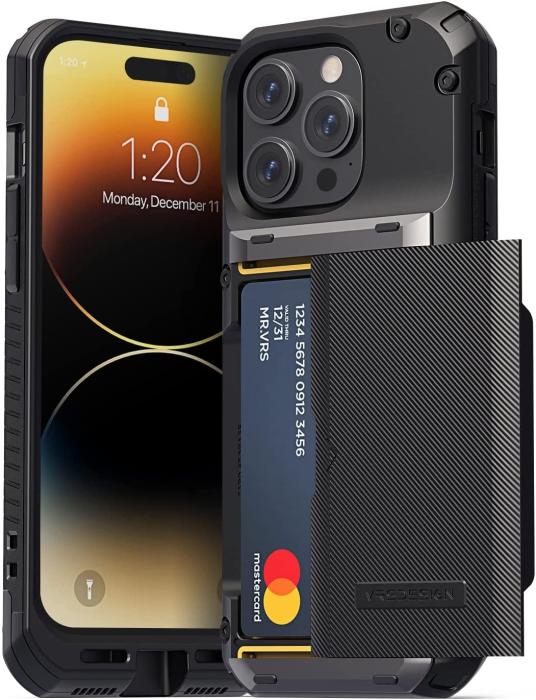 VERUS - VRS DESIGN Damda Glide Pro Skal iPhone 14 Pro Max - Svart