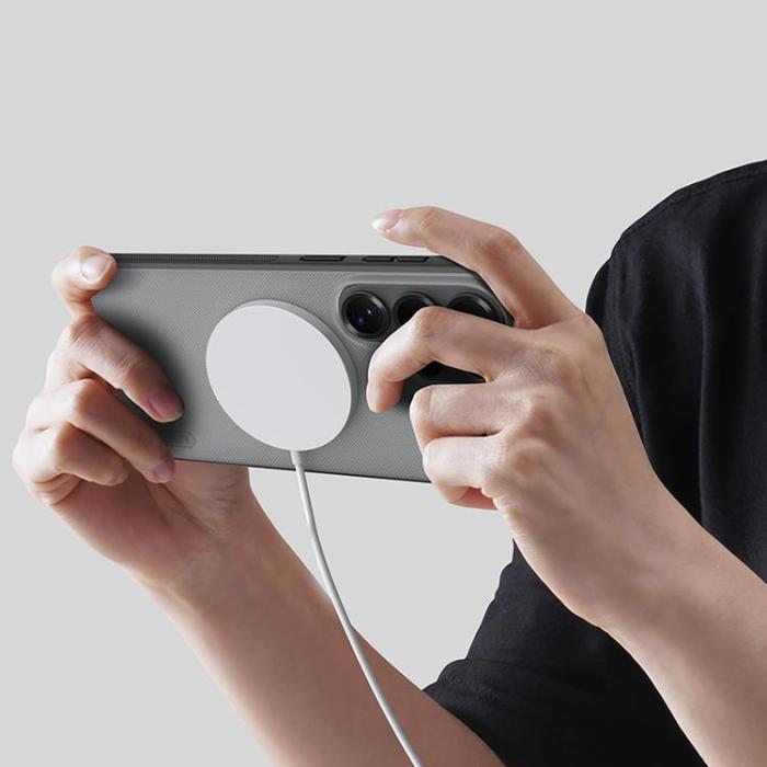 Nillkin - Nillkin Mobilskal för Galaxy S26 Ultra MagSafe Super Frosted Shield Pro - Svart