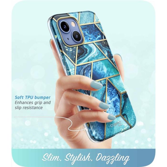 SupCase - SupCase iPhone 14 Plus Skal Cosmo - Havsblå