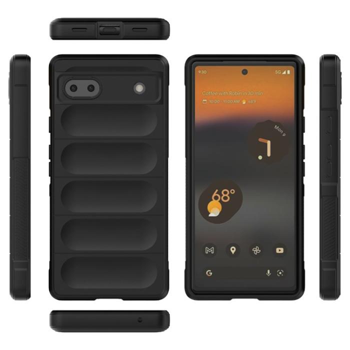 A-One Brand - Google Pixel 6a Skal Anti Fall TPU - Svart
